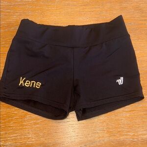 Varsity Black and Gold Kids Shorts